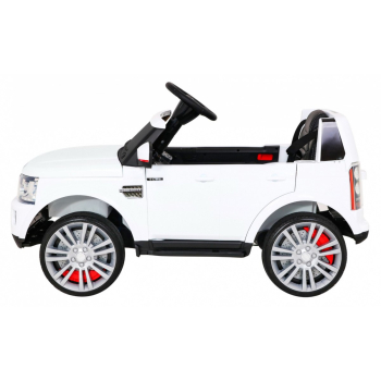 Land Rover Discovery Autko elektryczne dla dzieci Biały SUV + Pilot